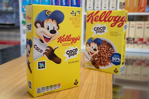 NaviLens Coco Pops and original Coco Pops