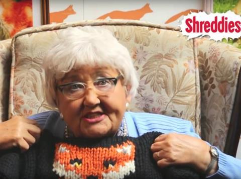 Shreddies Knitting Nana