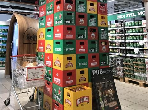 konzum beer aisle