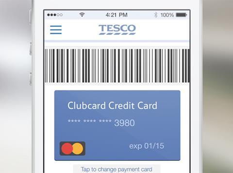 Tesco digital wallet