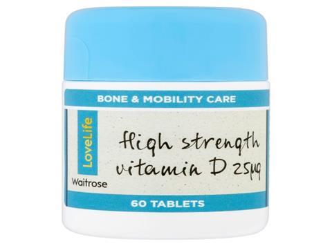 Waitrose vitamin D supplement