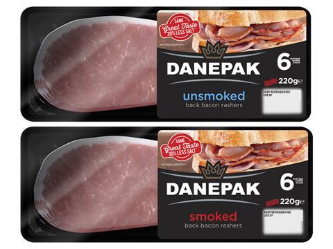 danepak unsmoked bacon