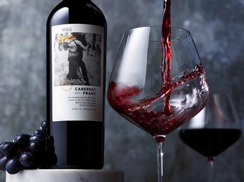 M&S Wine Found 2021_Carbernet Franc_Pour_JL