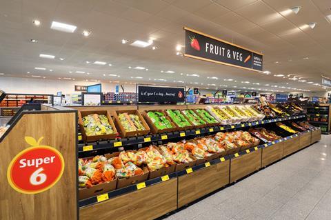 Aldi fruit & veg