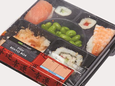 own label 2015, chilled on the go, asda bento