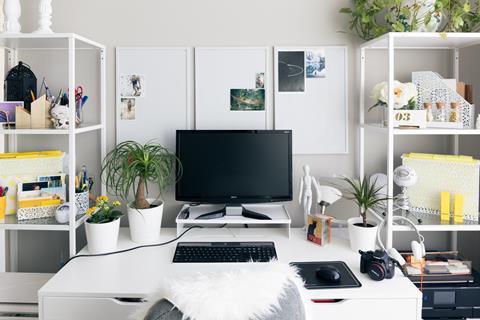 Home office computer desk