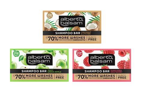 Alberto to challenge Garnier with plastic-free shampoo bars | News | The Grocer