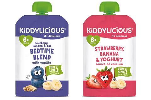Kiddylicious babyfood pouches