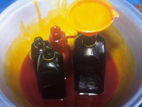 Adulterated palm oil
