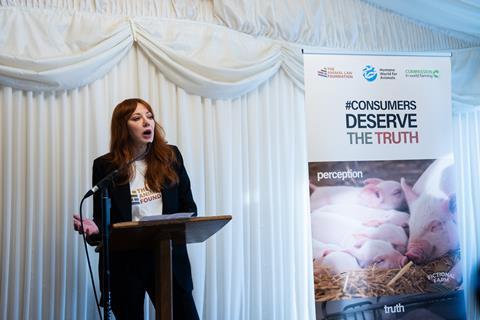 Diane Morgan CIWF event Animals Farmed_ Misinformation and Honest Labelling_99125
