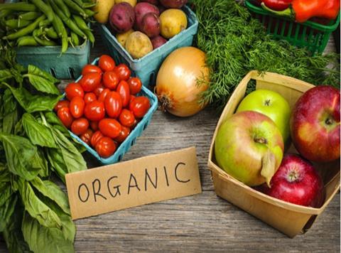 Organic fruit and veg