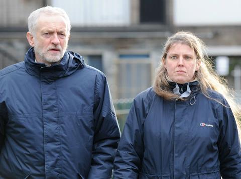 Jeremy Corbyn and Rachael Maskell 