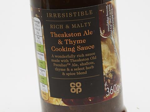 The Co-op Irresistible Theakston Ale & Thyme Cooking Sauce_0001