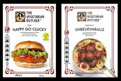 The Vegetarian Butcher frozen range