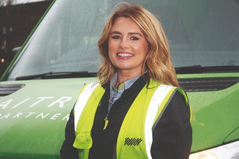 Waitrose delivery driver Georgie Kennedy