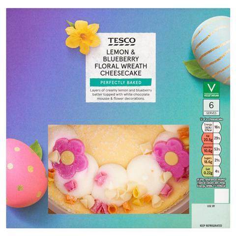 Tesco_Lemon___Blueberry_Floral_Wreath_Cheesecake_545g