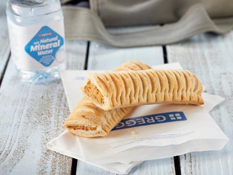 Greggs vegan sausage roll WEB