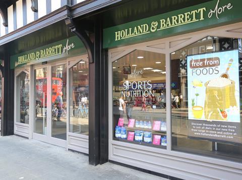 Holland & Barrett free-from More store Chester