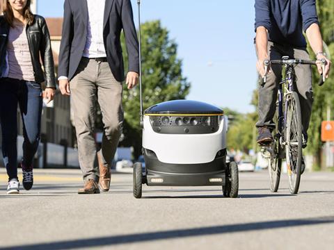 Starship Technologies robot delivery vehicle