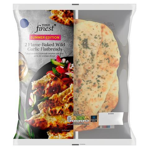 Tesco_Finest_Summer_Edition_2_Flame_Baked_Wild_Garlic_Flatbreads
