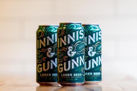 Innis & Gunn lager cans