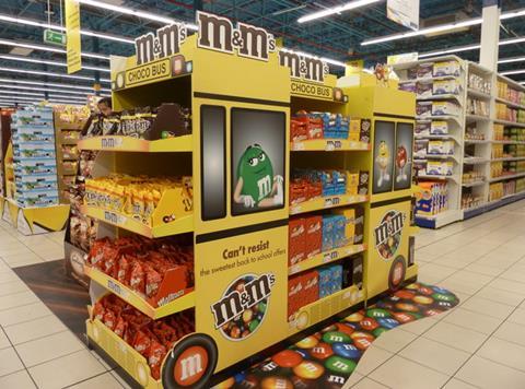 union coop UAE m&ms confectionery aisle