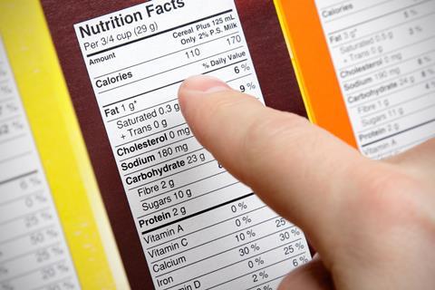 health food label nutrition hfss