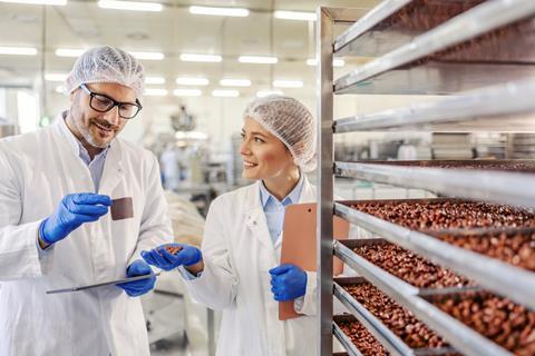 female in food manufacturing