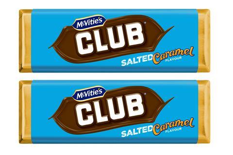 McVitie's Club salted caramel