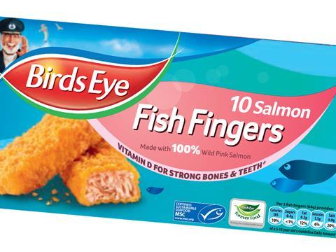 birdseye salmon fishfingers