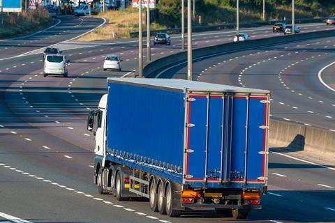 hgv lorry road