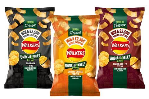 walkers crisps vegan unbelievable unreal flavour