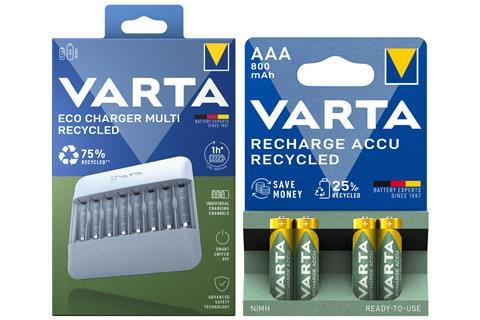 Eco Rechargeable batteries battery Varta
