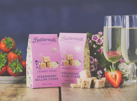 Strawberry Bellini Fudge 