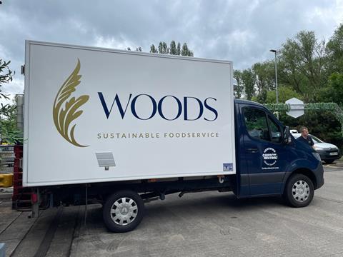 Woods Foodservice van