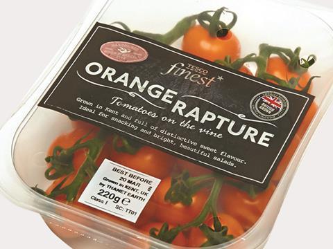 own label 2015, salad and vegetables, tesco tomatoes