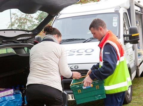 Tesco click & collect