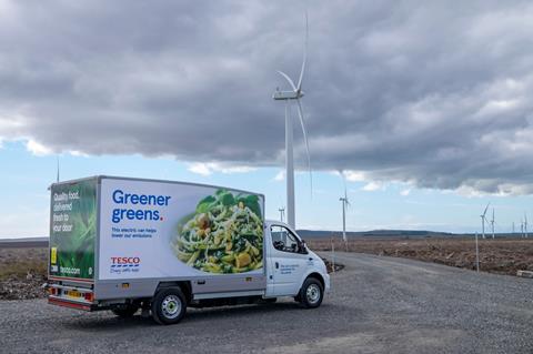 Tesco EV van