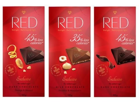 RED low-cal chocolate