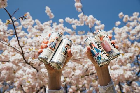 The Uncommon cans in blossom