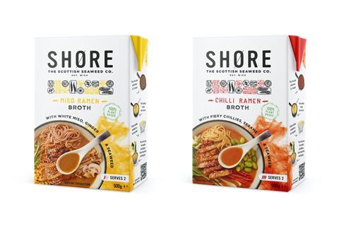 Shore ramen broth duo