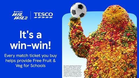 WSL Football x Tesco updated image