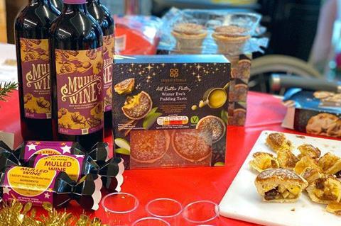 proudfoot nisa coop christmas mulled wine mince pies