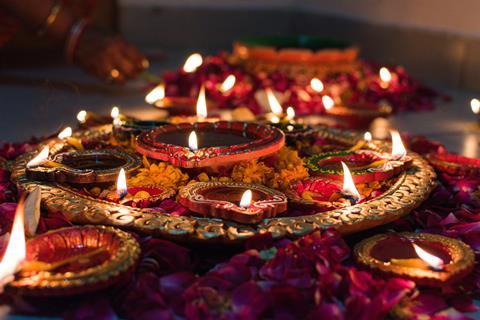 diwali candles