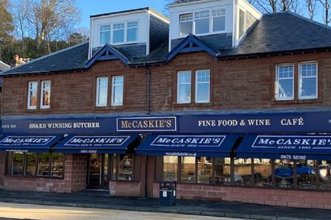 McCaskie's Butcher Shop front