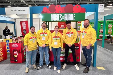 rubies in the rubble team at a trade show