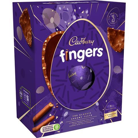 Cadbury Fingers Shell Egg