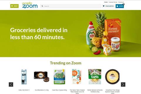 Ocado Zoom screenshot