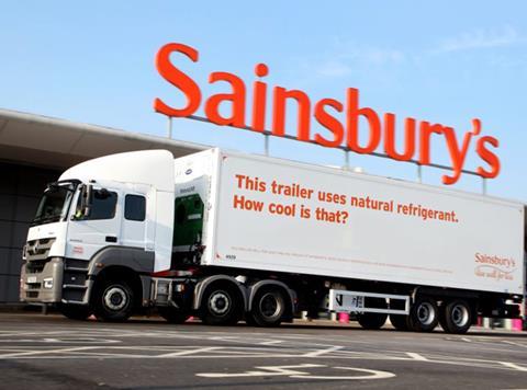 Sainsbury's lorry