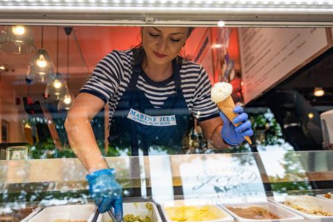 Marine Ices in Chalk Farm, London